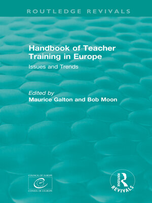 cover image of Handbook of Teacher Training in Europe (1994)